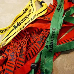 Colour-coded lanyards, by @evablue